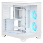Fractal Design Pop 2 Vision Caja PC ATX Blanco Cristal RGB, FD-C-POV2A6-03, soporta GPU 412 mm y radiador 360 mm, 4 ventiladores