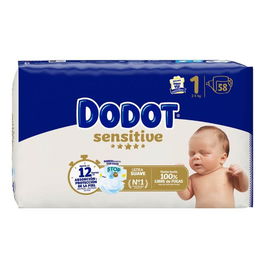 Dodot Sensitive Pañales para Bebé 2-5kg - Paquetes de 5000gr