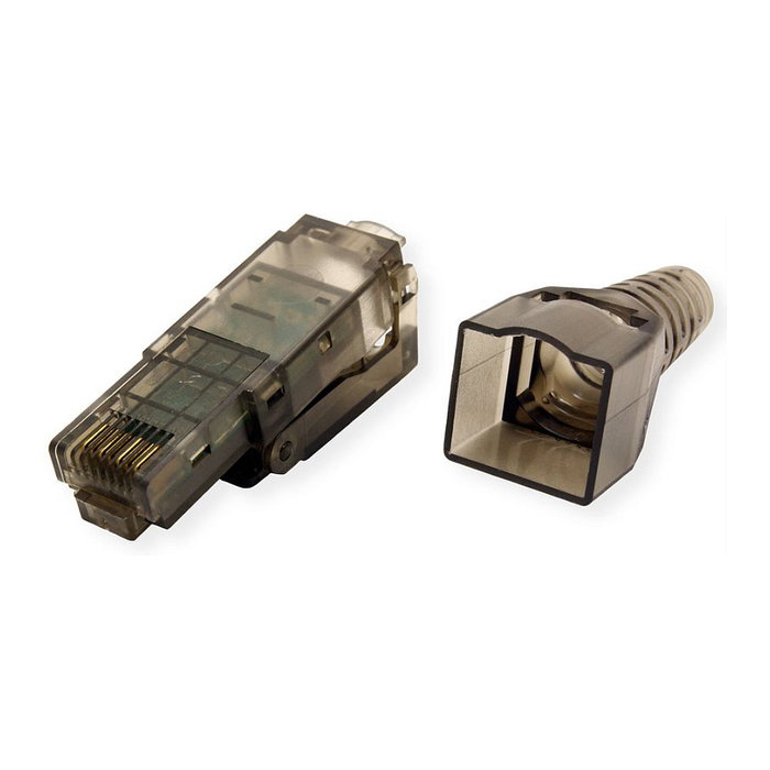 VALUE 26.99.0370 Conector RJ-45 de campo configurable Cat6e UTP Negro VALUE 26.99.0370 Conector RJ-45 de campo configurable Cat6e UTP Negro