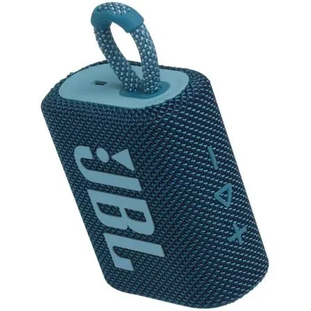 JBL JBLGO3BLU Altavoz Portátil Bluetooth 5.1 GO 3 con Sonido JBL Pro Original, Potencia 4.2W RMS y Resistencia al Agua IP67 Azul JBL JBLGO3BLU Altavoz Portátil Bluetooth 5.1 GO 3 con Sonido JBL Pro Original, Potencia 4.2W RMS y Resistencia al Agua IP67 Azul