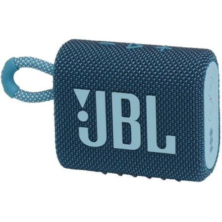 JBL JBLGO3BLU Altavoz Portátil Bluetooth 5.1 GO 3 con Sonido JBL Pro Original, Potencia 4.2W RMS y Resistencia al Agua IP67 Azul JBL JBLGO3BLU Altavoz Portátil Bluetooth 5.1 GO 3 con Sonido JBL Pro Original, Potencia 4.2W RMS y Resistencia al Agua IP67 Azul