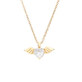 Chiara Ferragni Colgante Cupido con Alas Dorado
