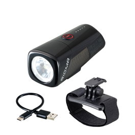 Sigma Buster 400 HL Luz Delantera Casco Bicicleta 107g 400 Lúmenes 120m Alcance Recargable USB-C