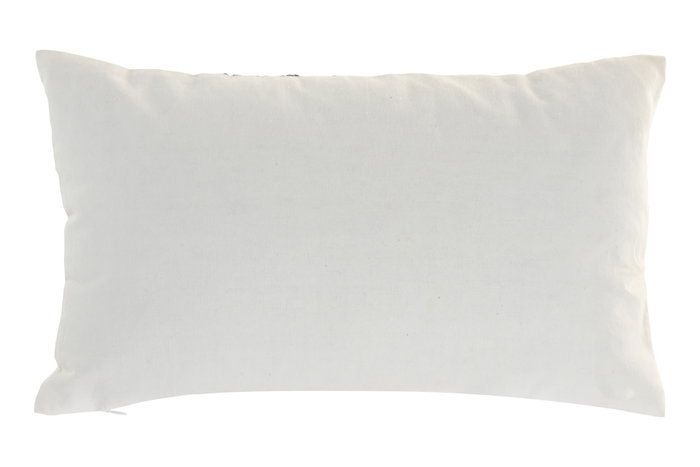 DKD Home Decor Cushions ch1c25 Cojín Blanco Marrón 30 x 50 cm (2 Unidades)