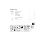 Ideal Lux Lámpara Colgante Gretel