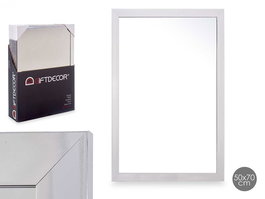 Giftdecor Espejo Plata 50 x 70 cm (Set de 8)