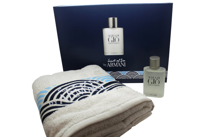Giorgio Armani Acqua Di Gio Gift Set 100ml EDT + Towel Giorgio Armani Acqua Di Gio Gift Set 100ml EDT + Towel