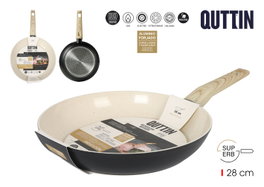 Inde Sartén de Aluminio Forjado 28 cm con Superb Quttin para Inducción (6 Unidades)