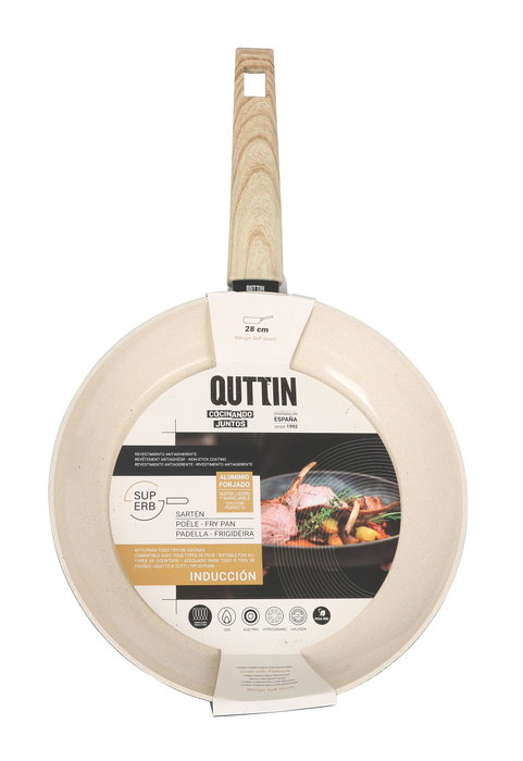 Inde Sartén de Aluminio Forjado 28 cm con Superb Quttin para Inducción (6 Unidades) Inde Sartén de Aluminio Forjado 28 cm con Superb Quttin para Inducción (6 Unidades)
