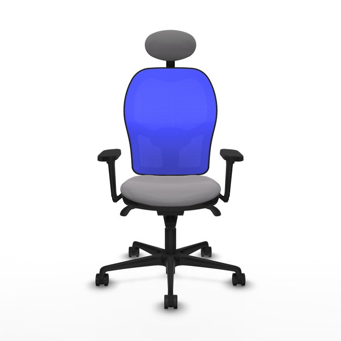 PIQUERAS Y CRESPO Silla de oficina Jorquera Gris/Azul
