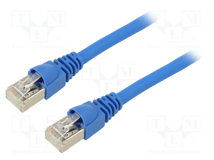 Telegärtner Patch cord S/FTP Cat 6a RJ45 1m azul Telegärtner Patch cord S/FTP Cat 6a RJ45 1m azul
