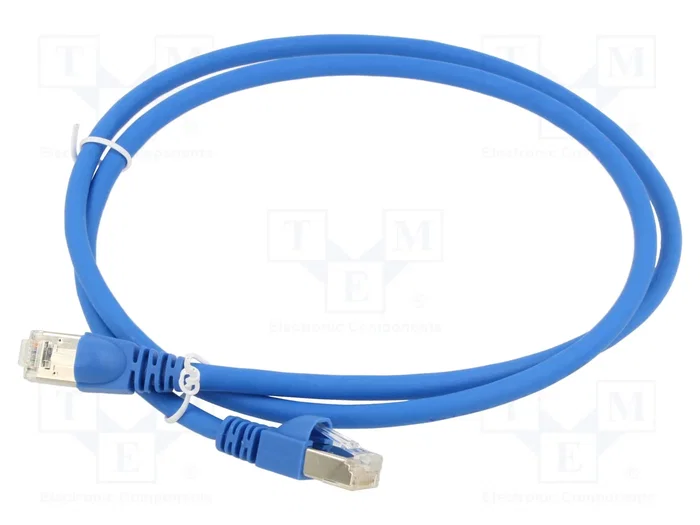 Telegärtner Patch cord S/FTP Cat 6a RJ45 1m azul Telegärtner Patch cord S/FTP Cat 6a RJ45 1m azul