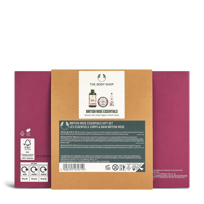 The Body Shop Small British Rose Estuche 3 pz