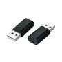 VALUE Adapter USB 2.0 Tipo A Macho a Tipo C Hembra, Negro, Velocidad 480 Gbit/s, Plug and Play