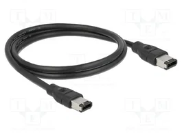 DeLOCK Cable FireWire 6 Pin a 6 Pin, 1 m, Gris