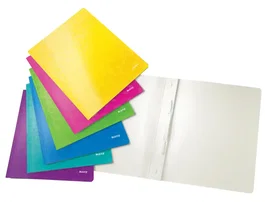 Leitz Wow Carpeta Dossier Fastener Din A4 Cartón Capacidad 250 Hojas Pack 6 Colores Surtidos