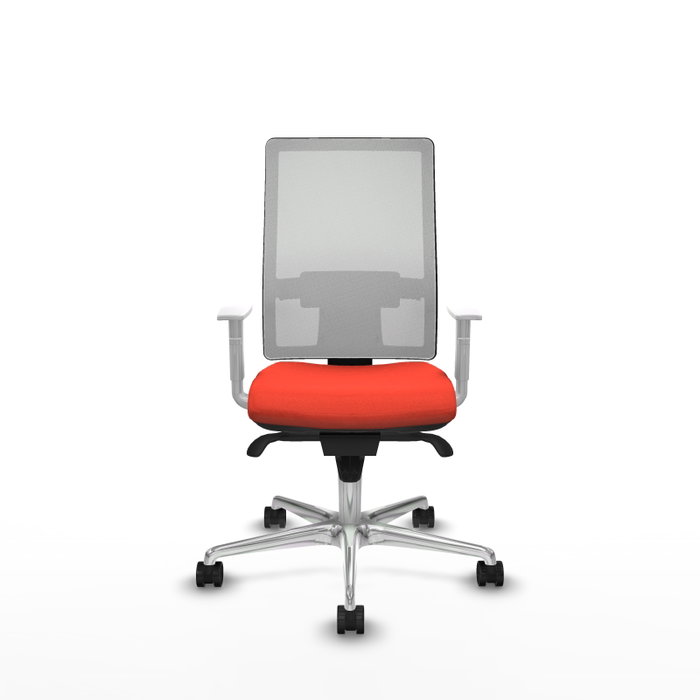 PIQUERAS Y CRESPO Silla de oficina Horna Naranja oscuro y Blanco PIQUERAS Y CRESPO Silla de oficina Horna Naranja oscuro y Blanco