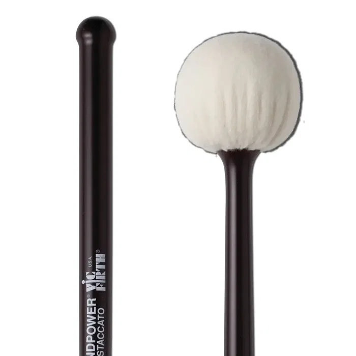 Vic Firth Soundpower BD3 Mazas de bombo con cabeza de fieltro blanca Vic Firth Soundpower BD3 Mazas de bombo con cabeza de fieltro blanca