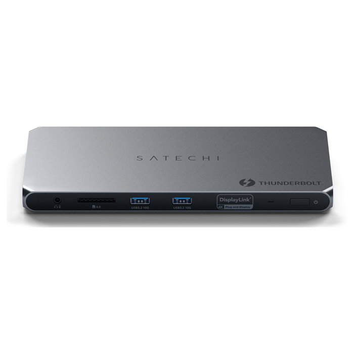 Satechi Thunderbolt 4 Dockingstation con DisplayLink, Space Grau, ST-DT4MDM-EU Satechi Thunderbolt 4 Dockingstation con DisplayLink, Space Grau, ST-DT4MDM-EU