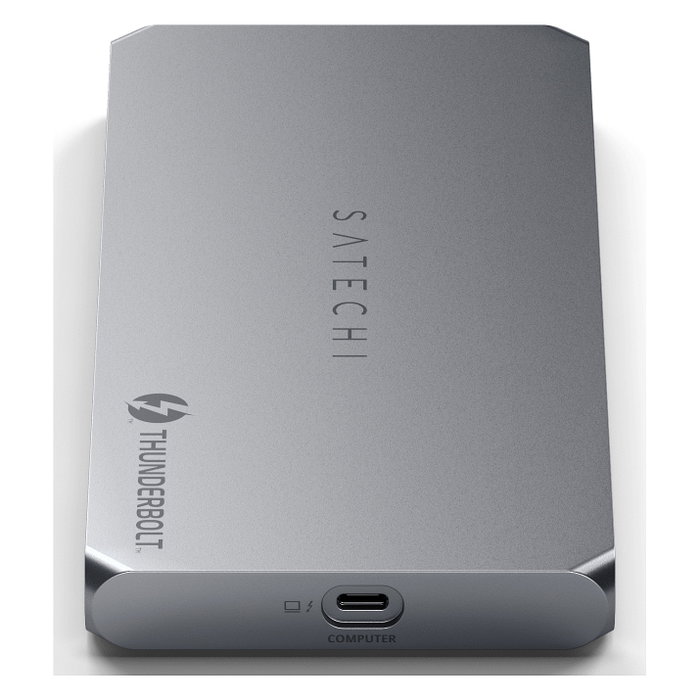 Satechi Thunderbolt 4 Dockingstation con DisplayLink, Space Grau, ST-DT4MDM-EU Satechi Thunderbolt 4 Dockingstation con DisplayLink, Space Grau, ST-DT4MDM-EU