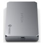 Satechi Thunderbolt 4 Dockingstation con DisplayLink, Space Grau, ST-DT4MDM-EU