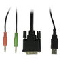 Inter-Tech KVM Switch AS-41DA DVI de 4 puertos, Metal