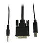 Inter-Tech KVM Switch AS-41DA DVI de 4 puertos, Metal