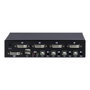 Inter-Tech KVM Switch AS-41DA DVI de 4 puertos, Metal