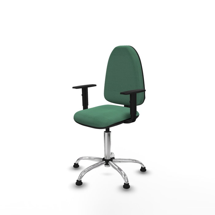 PIQUERAS Y CRESPO Silla de oficina Aýna Verde esmeralda con brazos 1D PIQUERAS Y CRESPO Silla de oficina Aýna Verde esmeralda con brazos 1D