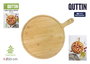 Inde Tabla Pizza Cortar Bambu 33x43 cm (12 Unidades)