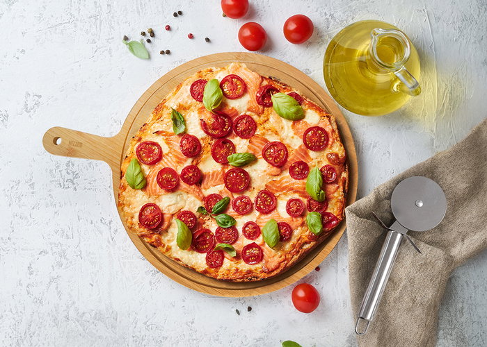 Inde Tabla Pizza Cortar Bambu 33x43 cm (12 Unidades)