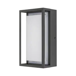 RABALUX Aplique de Exterior "Mendoza" LED 6.5W 550Lm IP65 Blanco Cálido 3000K Moderno Aluminio Antracita para Pared [RAB-7109]