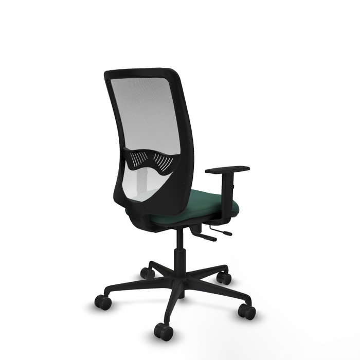 PIQUERAS Y CRESPO Silla de oficina Zulema con mecanismo Sincro/Traslack, Verde botella y Blanco PIQUERAS Y CRESPO Silla de oficina Zulema con mecanismo Sincro/Traslack, Verde botella y Blanco