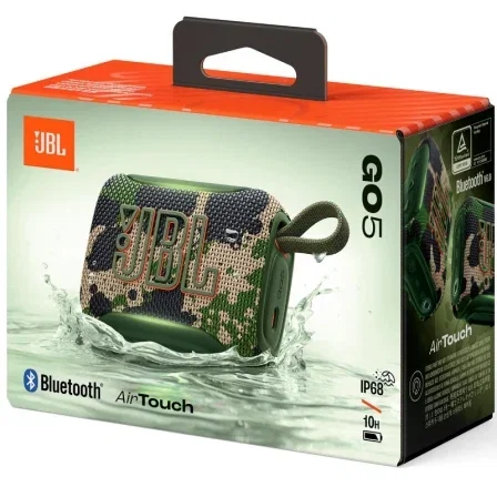 JBL Go 5 Altavoz Bluetooth Portátil 4.8W IP68 Resistente Agua y Polvo - Squad
