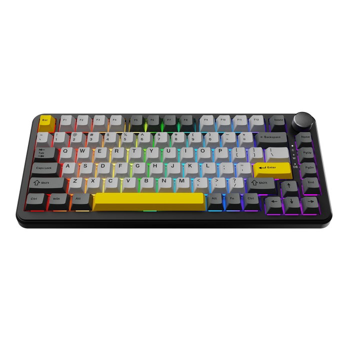 Ajazz AK820 MAX Teclado Mecánico con Interruptores Magnéticos RGB Gris-Negro