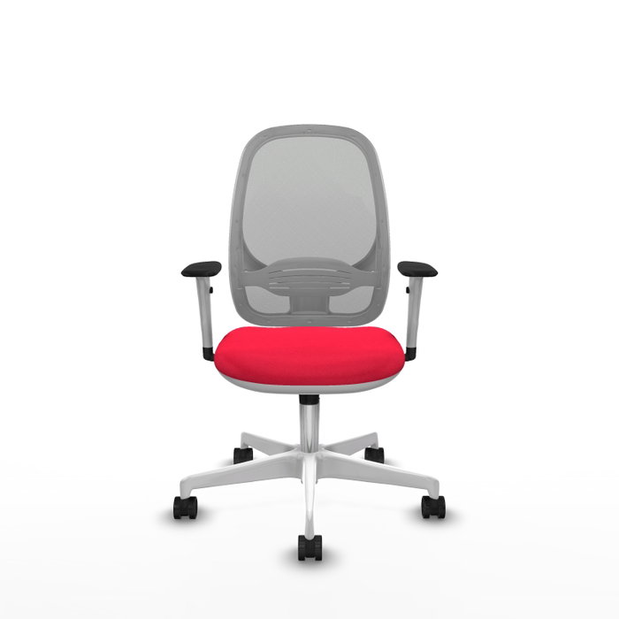 PIQUERAS Y CRESPO Silla de oficina Cilanco con mecanismo Sincro, Rojo y Gris PIQUERAS Y CRESPO Silla de oficina Cilanco con mecanismo Sincro, Rojo y Gris