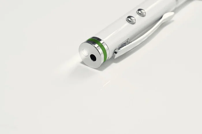 Leitz Stylus 4 en 1 Complete - Bolígrafo, Puntero Láser y Linterna LED Blanco para Pantallas Táctiles - Ref. 64140001 Leitz Stylus 4 en 1 Complete - Bolígrafo, Puntero Láser y Linterna LED Blanco para Pantallas Táctiles - Ref. 64140001