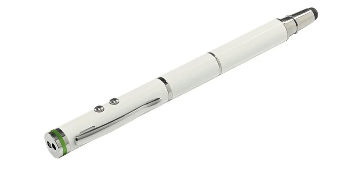 Leitz Stylus 4 en 1 Complete - Bolígrafo, Puntero Láser y Linterna LED Blanco para Pantallas Táctiles - Ref. 64140001 Leitz Stylus 4 en 1 Complete - Bolígrafo, Puntero Láser y Linterna LED Blanco para Pantallas Táctiles - Ref. 64140001