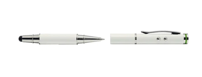 Leitz Stylus 4 en 1 Complete - Bolígrafo, Puntero Láser y Linterna LED Blanco para Pantallas Táctiles - Ref. 64140001 Leitz Stylus 4 en 1 Complete - Bolígrafo, Puntero Láser y Linterna LED Blanco para Pantallas Táctiles - Ref. 64140001
