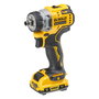 DeWALT DCD703L2T-QW Taladro de Pistola Inalámbrico 12V 3Ah con 4 Cabezales