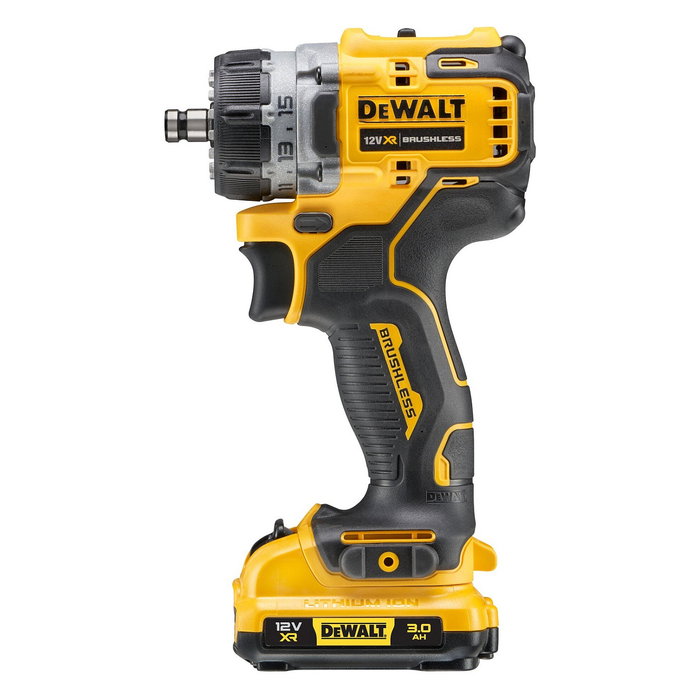 DeWALT DCD703L2T-QW Taladro de Pistola Inalámbrico 12V 3Ah con 4 Cabezales