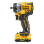 DeWALT DCD703L2T-QW Taladro de Pistola Inalámbrico 12V 3Ah con 4 Cabezales