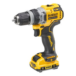 DeWALT DCD703L2T-QW Taladro de Pistola Inalámbrico 12V 3Ah con 4 Cabezales