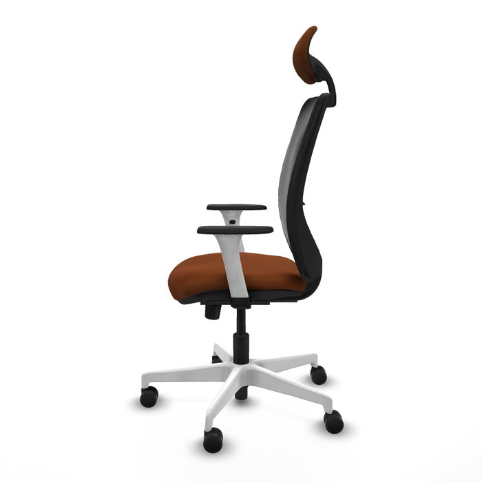 PIQUERAS Y CRESPO Silla de oficina Zulema con mecanismo Sincro, Marrón y Negro PIQUERAS Y CRESPO Silla de oficina Zulema con mecanismo Sincro, Marrón y Negro