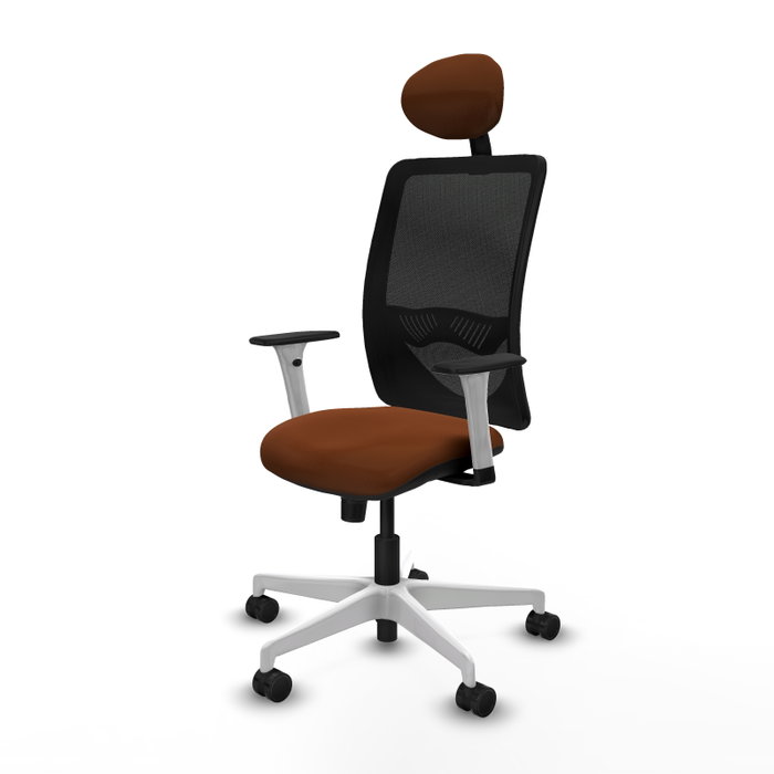 PIQUERAS Y CRESPO Silla de oficina Zulema con mecanismo Sincro, Marrón y Negro PIQUERAS Y CRESPO Silla de oficina Zulema con mecanismo Sincro, Marrón y Negro