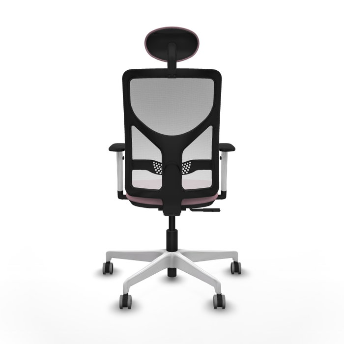 PIQUERAS Y CRESPO Silla de oficina Motilla con mecanismo Sincro, Rosa y Blanco PIQUERAS Y CRESPO Silla de oficina Motilla con mecanismo Sincro, Rosa y Blanco