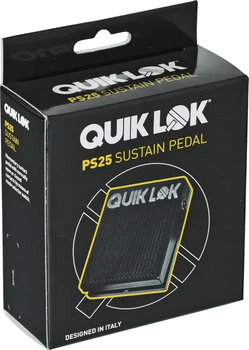 QUIKLOK Pedal Sustain Teclado Universal Jack Mono Macho Cable 2m