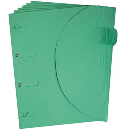 Dosier Sobre Tarifold Smartfolder Carton Velcro A4 4 Taladros Verde Pack De 6