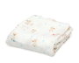 KioKids Muselina Patitos 120x120 cm, Suave Bambú y Algodón, Termorreguladora, Antibacteriana, Certificado Oeko-Tex, +0 Meses