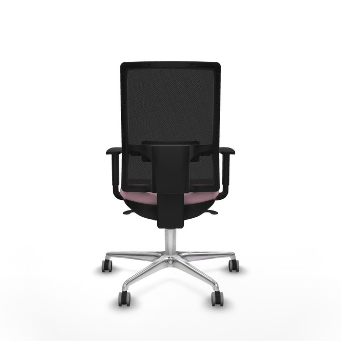 PIQUERAS Y CRESPO Silla de oficina Horna Rosa con mecanismo Sincro